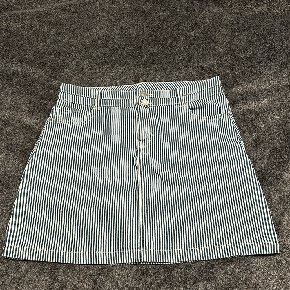 Pinstripe skirt